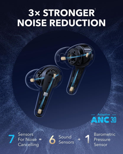 Handsfree Bluetooth Anker SoundCore Liberty 4 Pro, TWS, ANC, Crna A3954G11
