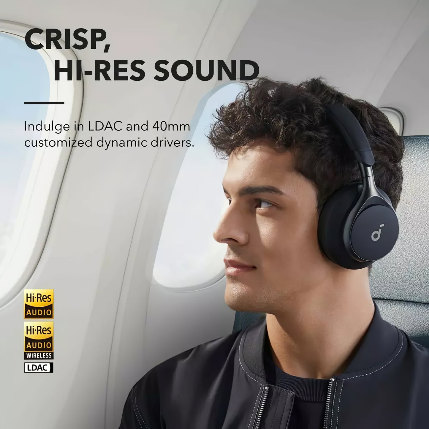Handsfree Bluetooth Anker SoundCore Space On, Multipoint, A2DP, ANC, Crni A3035G11