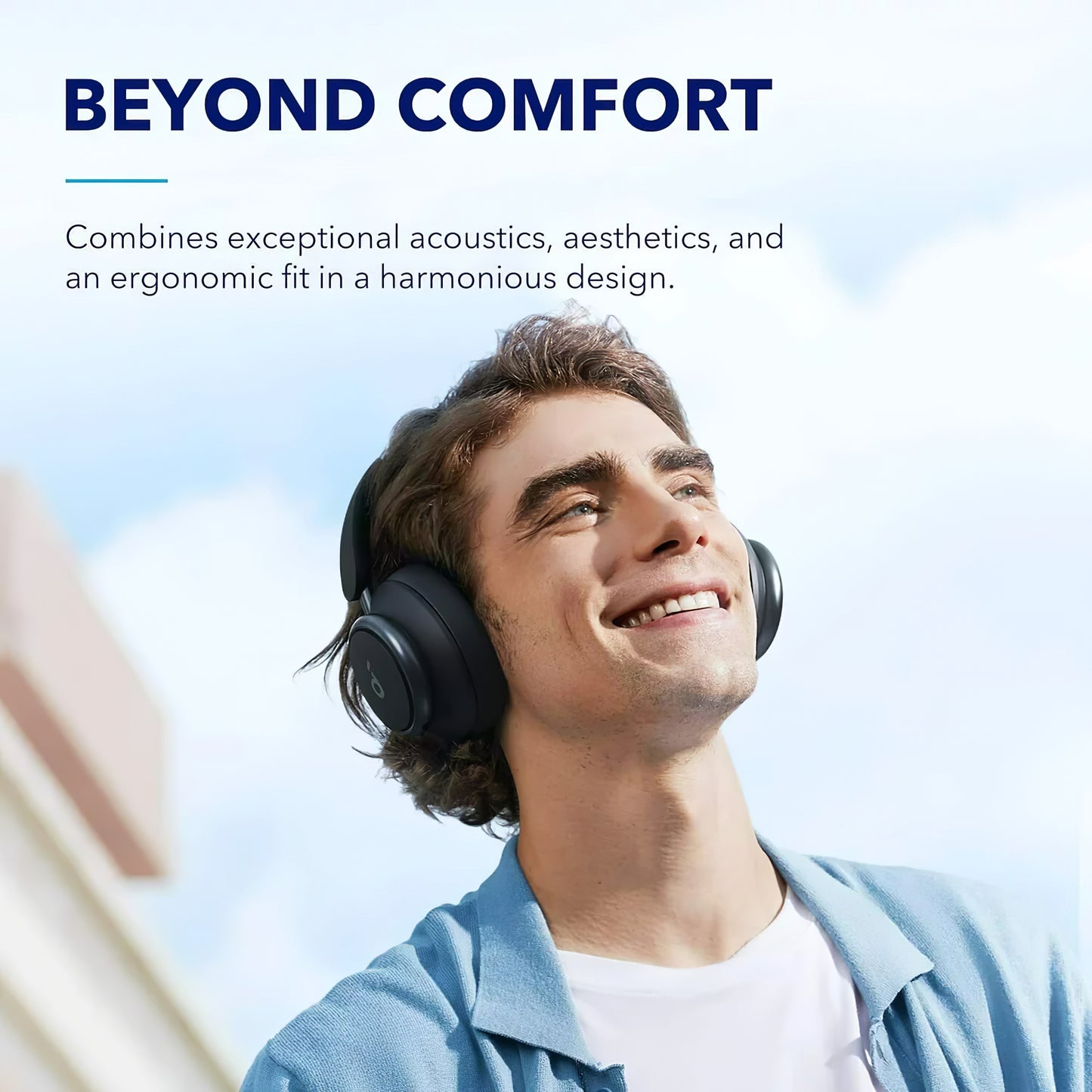 Handsfree Bluetooth Anker SoundCore Space Q45, Multipoint, A2DP, ANC, Crni A3040G11