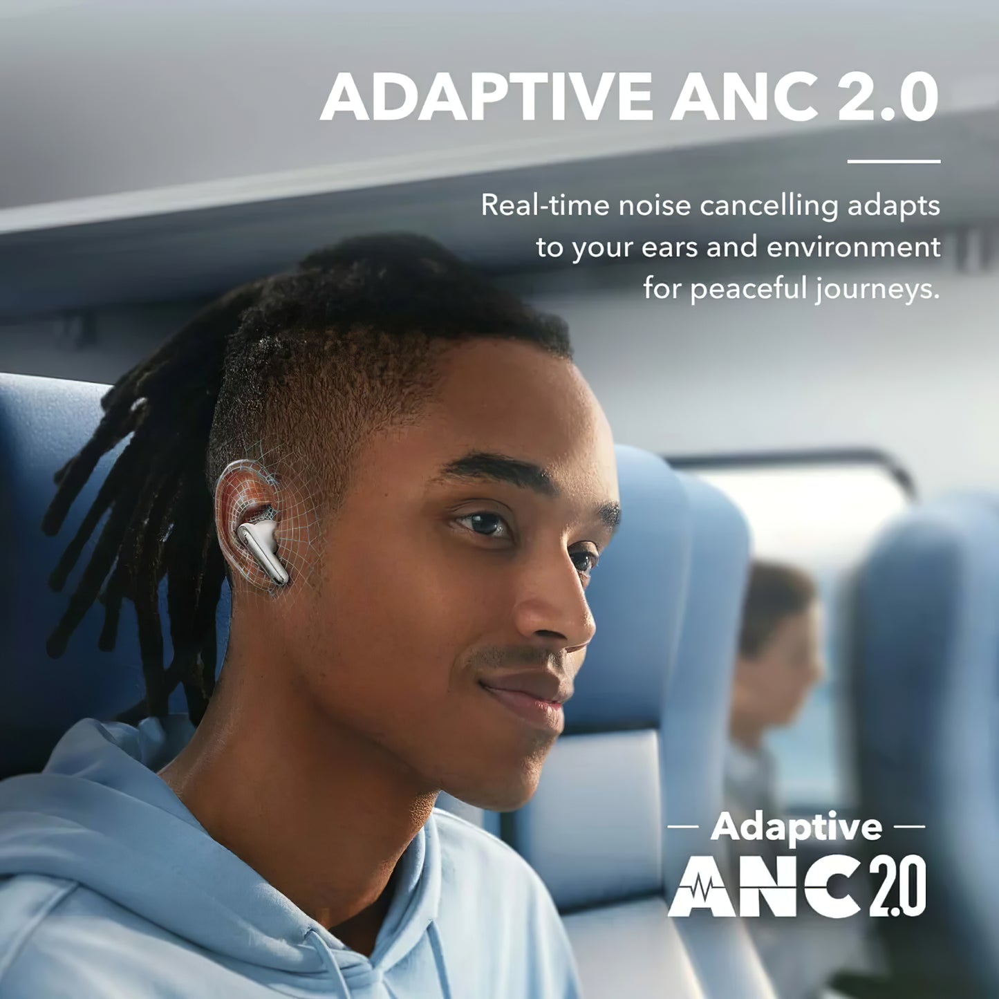 Handsfree Bluetooth Anker SoundCore Liberty 4 NC, TWS, ANC, MultiPoint, Bijeli A3947G21