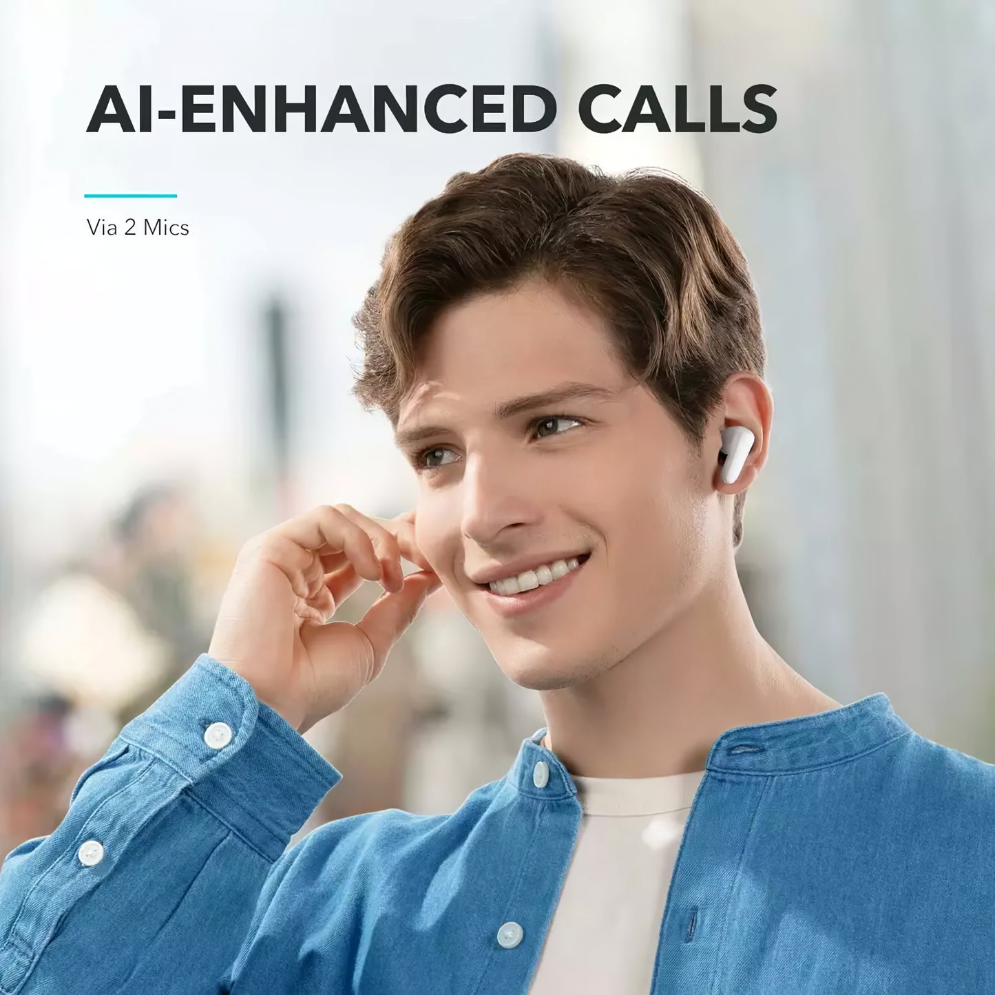 Handsfree Bluetooth Anker SoundCore R50i, TWS, Bijeli A3949G21