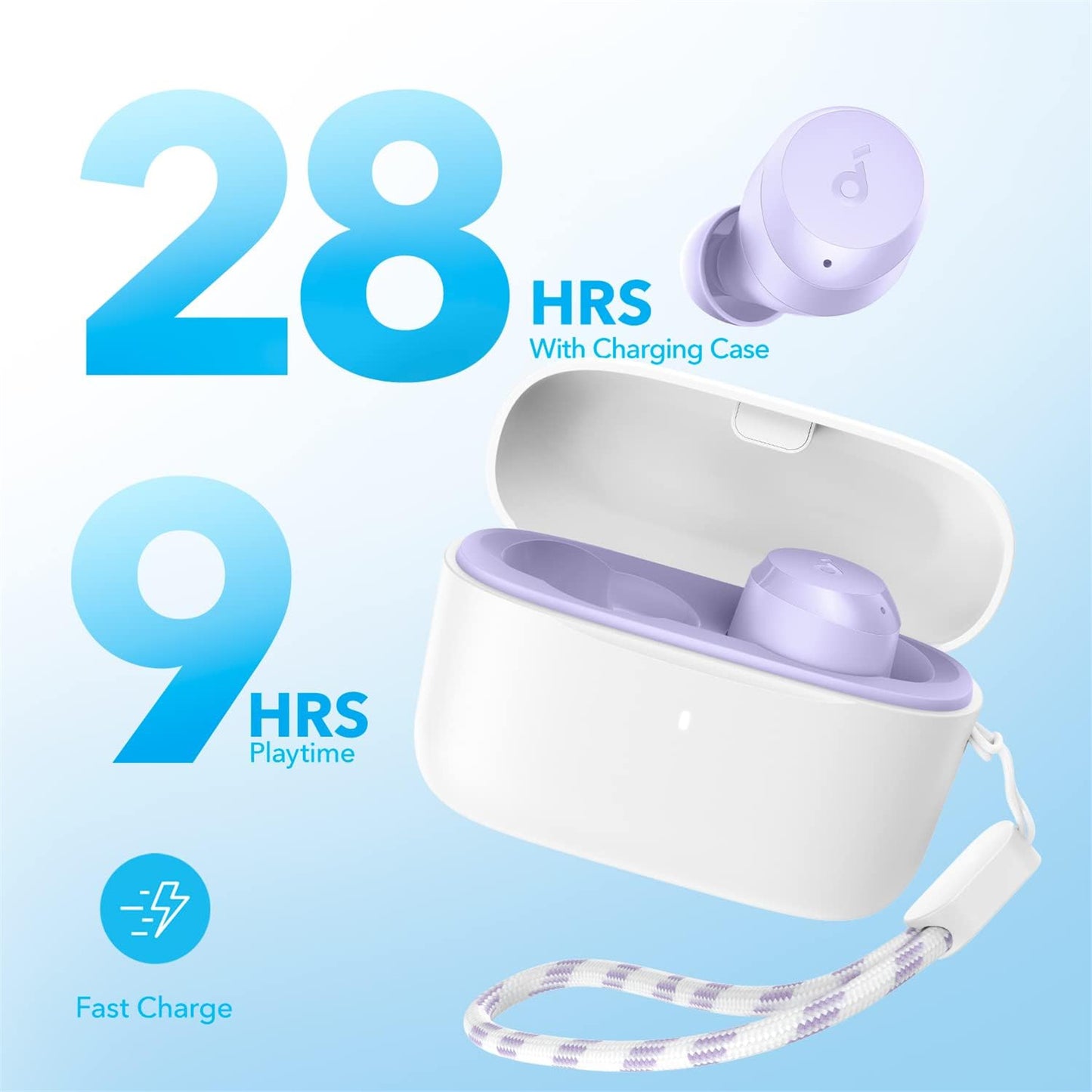 Handsfree Bluetooth Anker SoundCore A25i, TWS, Ljubičasti A3948GQ2