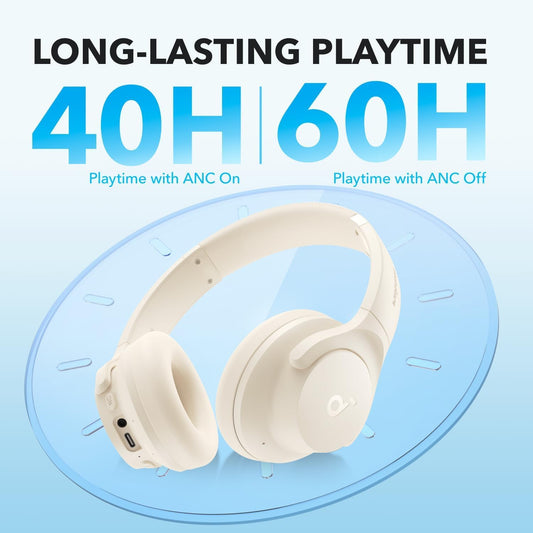 Handsfree Bluetooth Anker SoundCore Life Q20i, MultiPoint, A2DP, ANC, Bijeli A3004G21