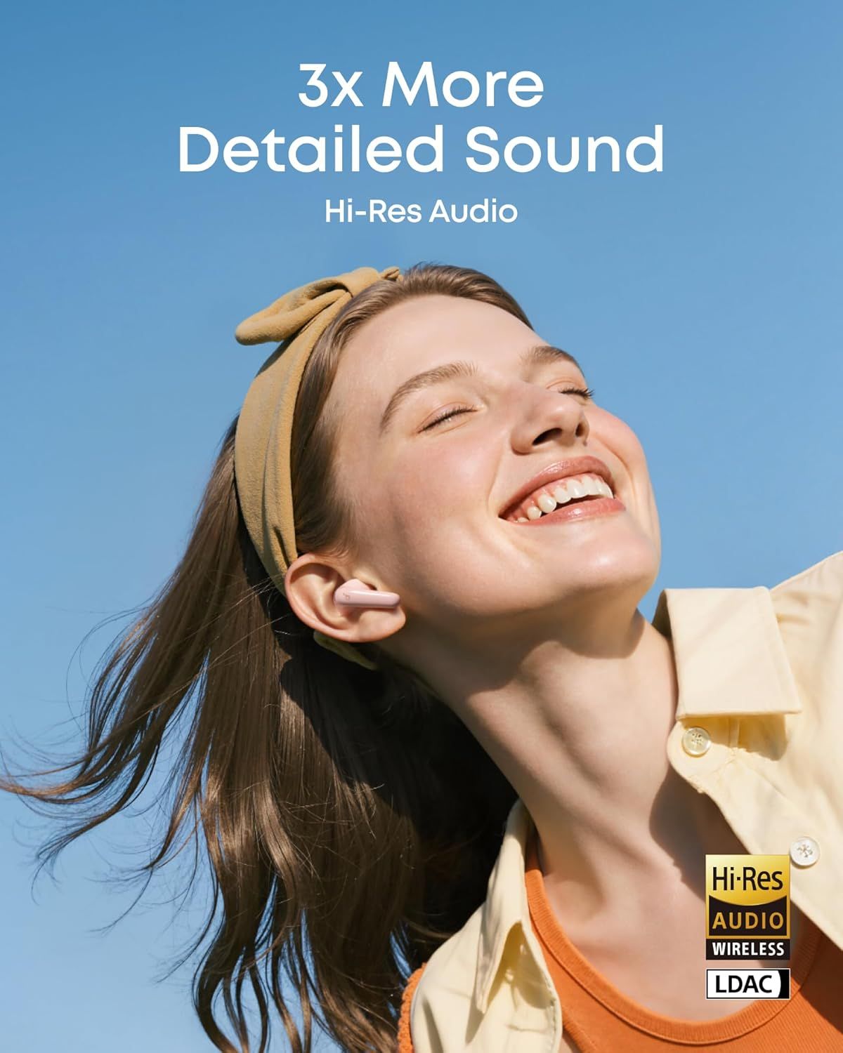 Handsfree Bluetooth Anker SoundCore R60i, TWS, ANC, Roza D1202G51