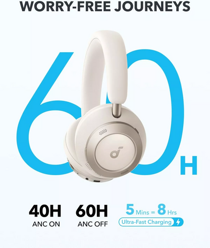 Handsfree Bluetooth Anker SoundCore Space One Pro, A2DP, ANC, Bijela A3062G21