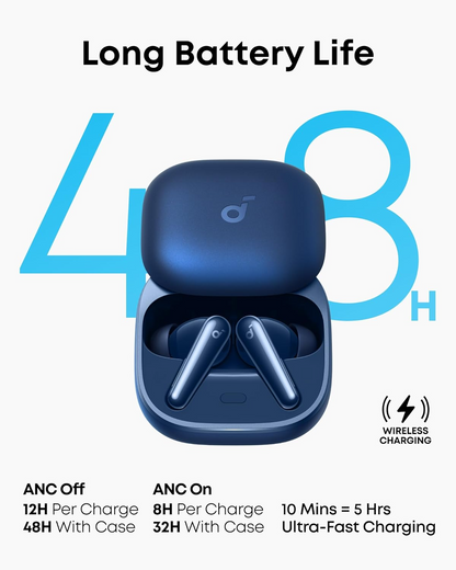 Handsfree Bluetooth Anker SoundCore Liberty 5, TWS, ANC, Plava A3957G31