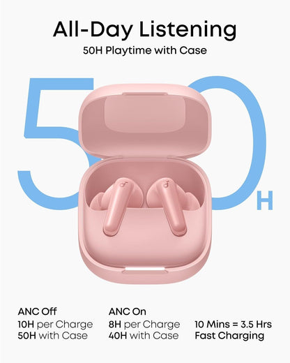 Handsfree Bluetooth Anker SoundCore R60i, TWS, ANC, Roza D1202G51