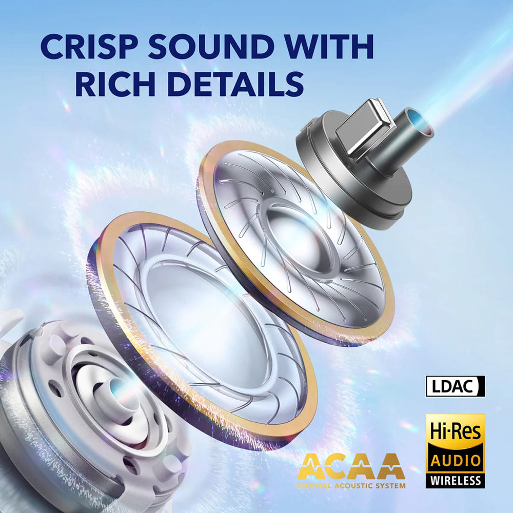 Handsfree Bluetooth Anker SoundCore Liberty 4, TWS, ANC, Bijeli A3953G21