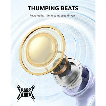 Handsfree Bluetooth Anker SoundCore P40i, TWS, ANC, Ljubičasti A3955GQ1