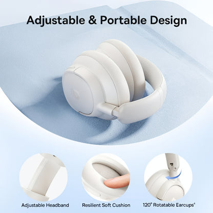 Handsfree Bluetooth Baseus Bass BH1 NC, MultiPoint, A2DP, ANC, Bijeli A0203702