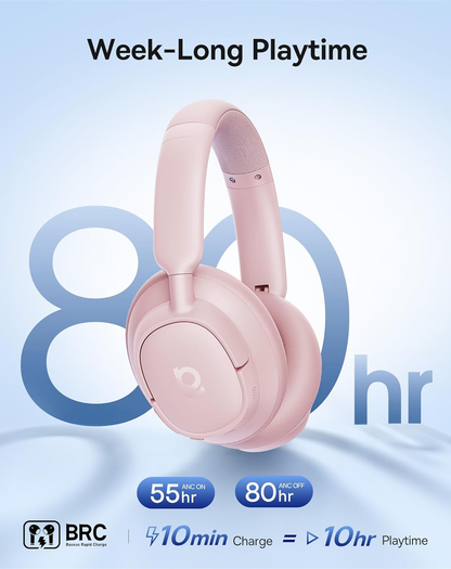 Handsfree Bluetooth Baseus Bass BH1 NC, MultiPoint, A2DP, ANC, Roza A0203704