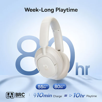 Handsfree Bluetooth Baseus Bass BH1 NC, MultiPoint, A2DP, ANC, Bijeli A0203702