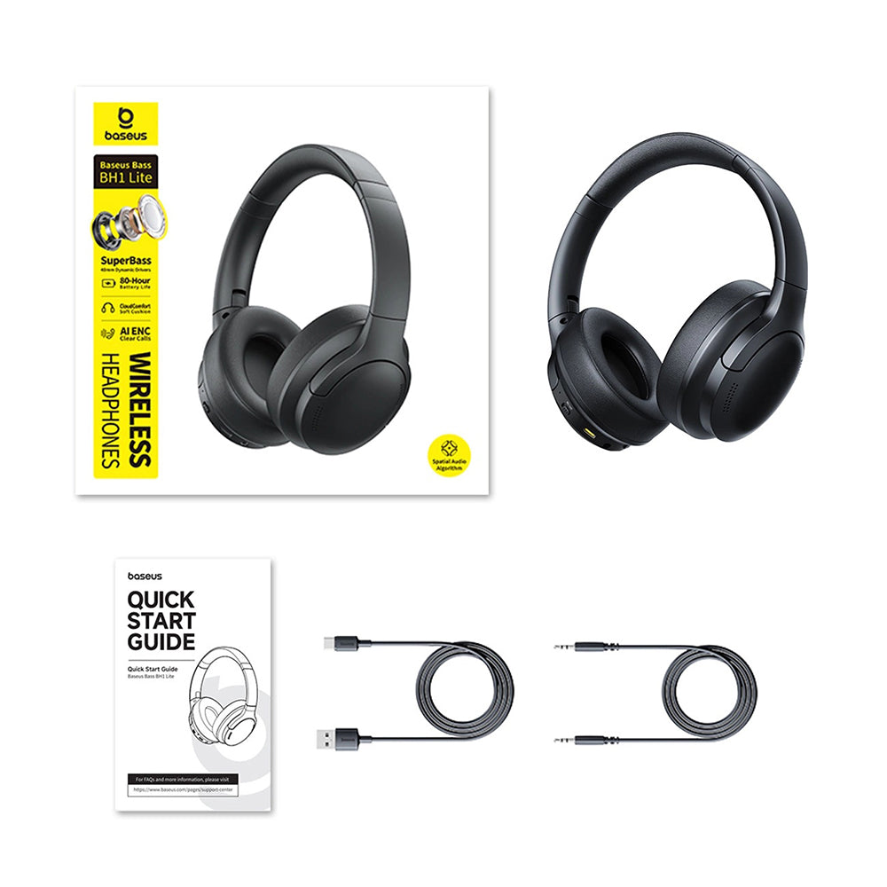 Handsfree Bluetooth Baseus BH1 Lite, A2DP, Crni A0203C00