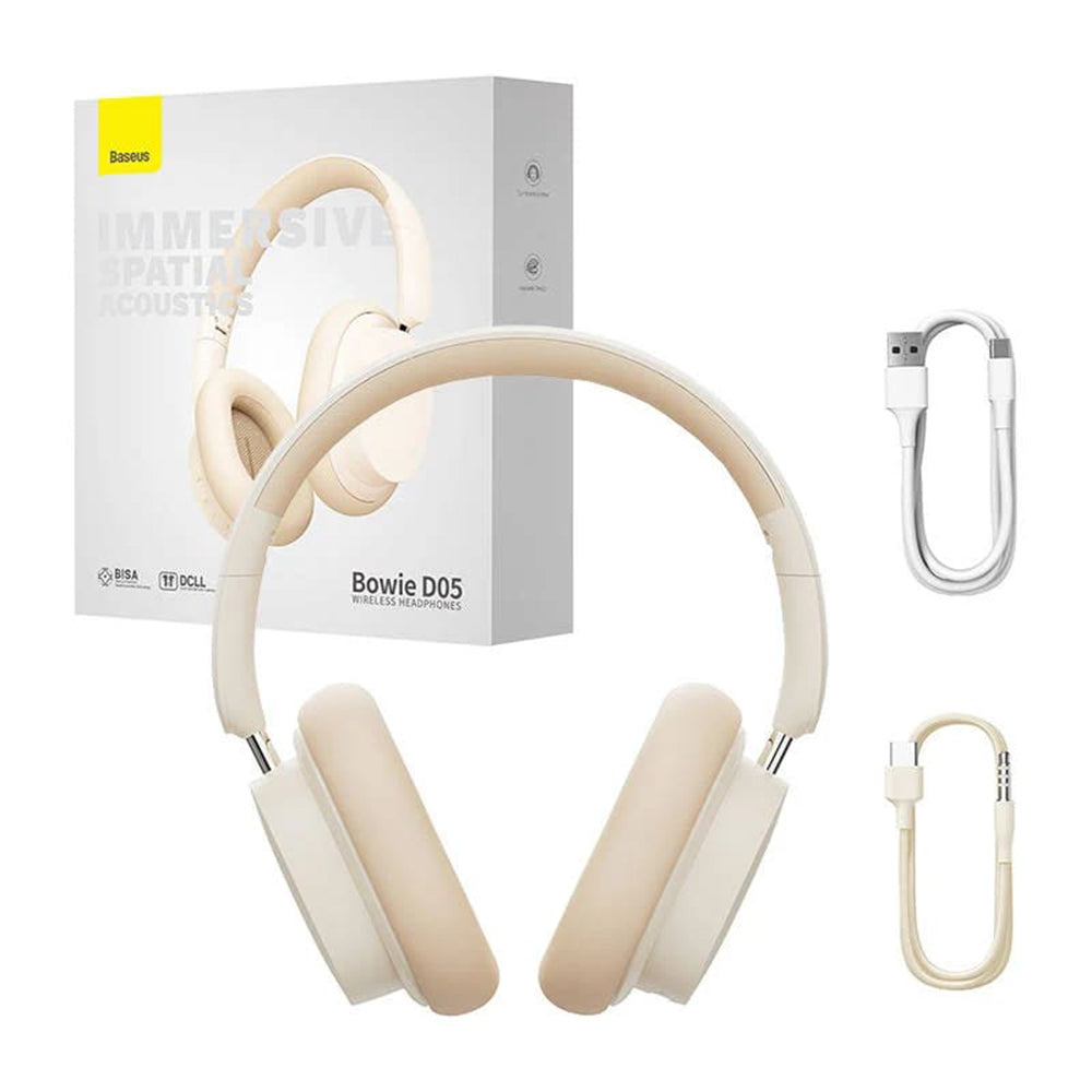 Handsfree Bluetooth Baseus Bowie D05, MultiPoint, A2DP, Bež NGTD020202
