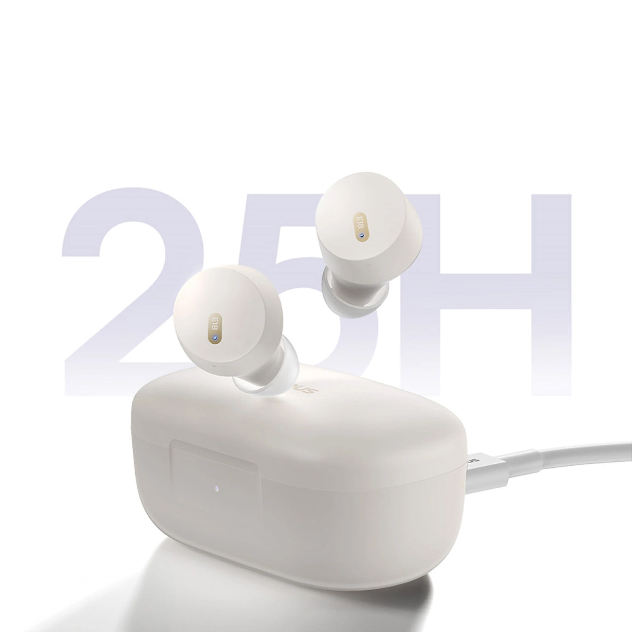 Handsfree Bluetooth Baseus Bowie E18, TWS, Bijeli A00023800223-00