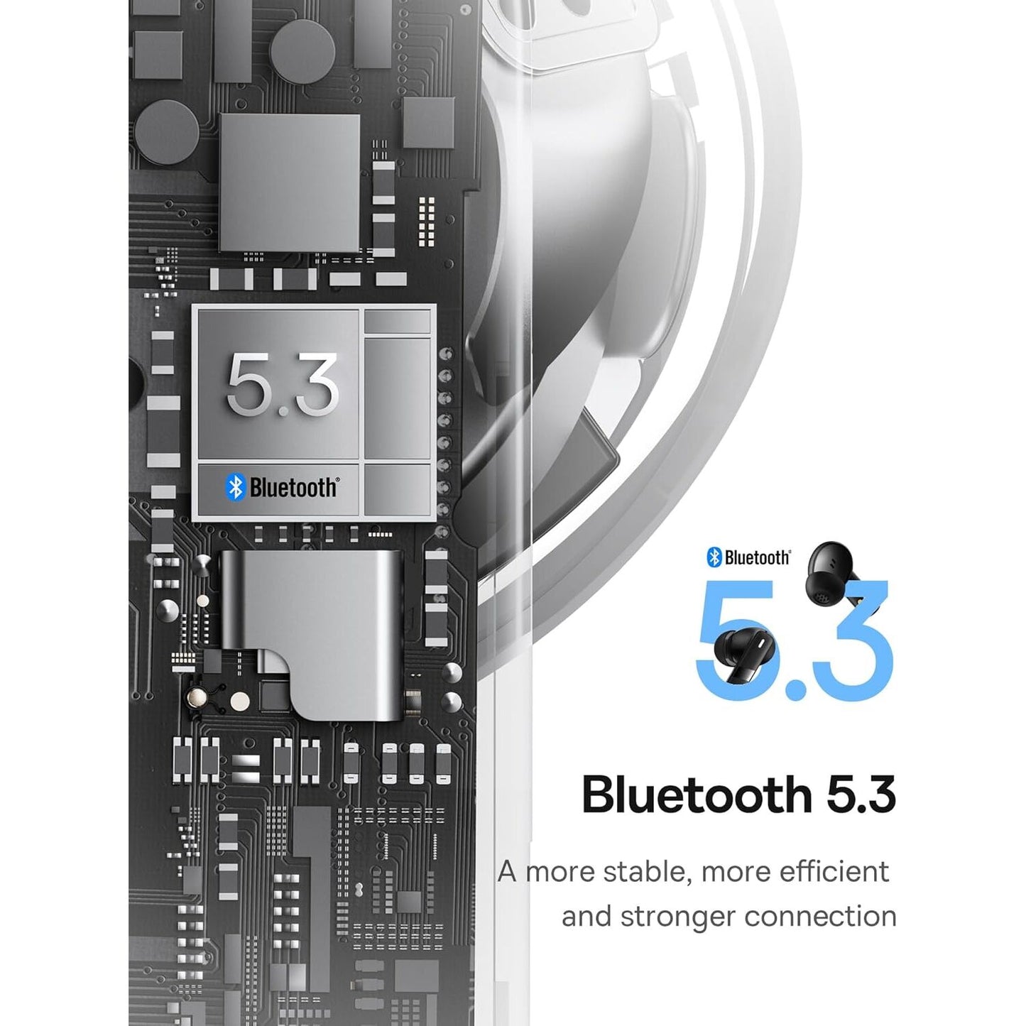 Handsfree Bluetooth Baseus Bowie E20, TWS, Crni