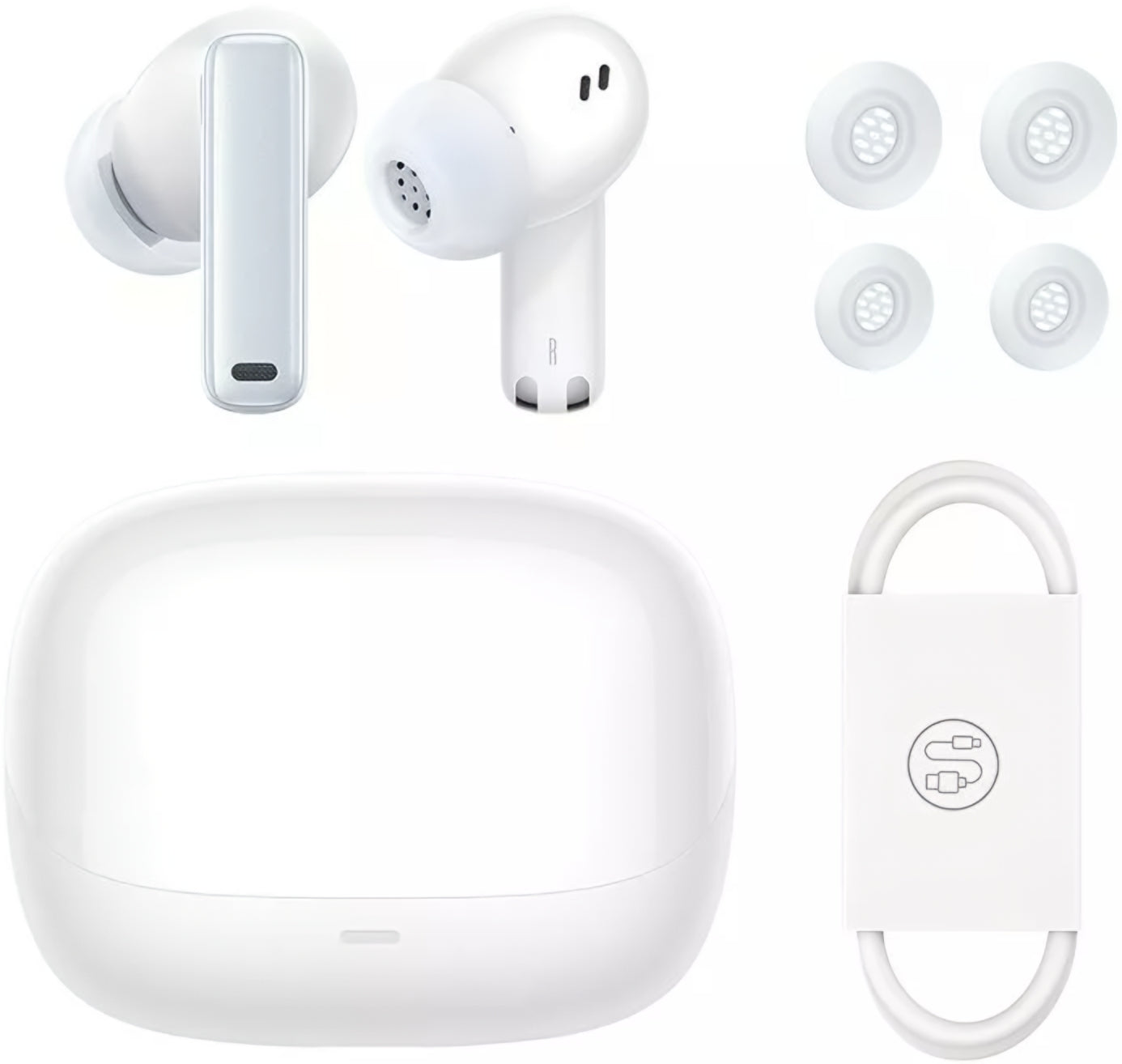 Handsfree Bluetooth Baseus Bowie M2s, TWS, ANC, Bijeli NGTW350102