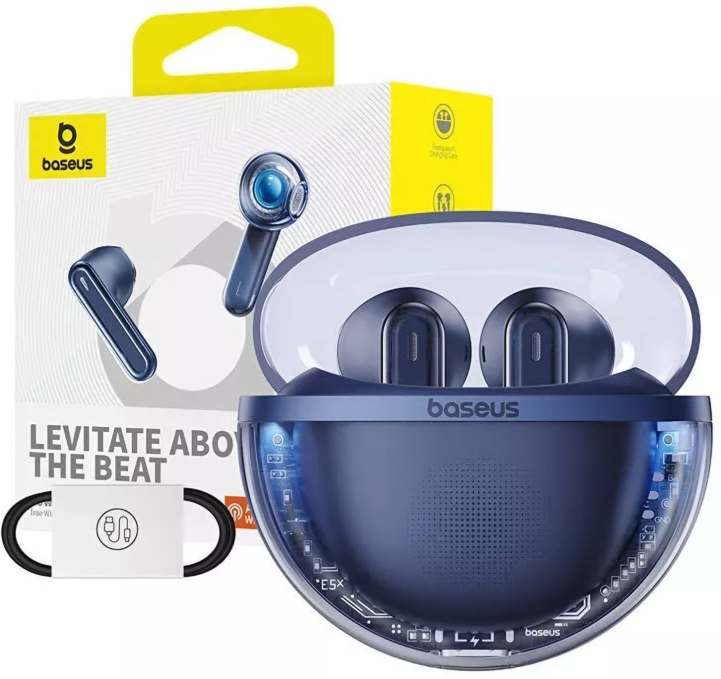 Handsfree Bluetooth Baseus Bowie E5x, TWS, Plava A00060101323-00