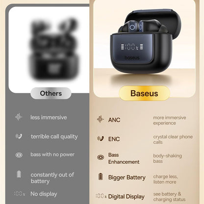 Handsfree Bluetooth Baseus Bowie 35, TWS, Crni A00073800123-00