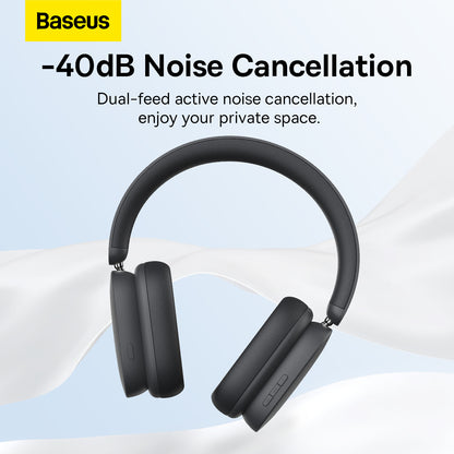 Handsfree Bluetooth Baseus Bowie H1, A2DP, ANC, Sivi