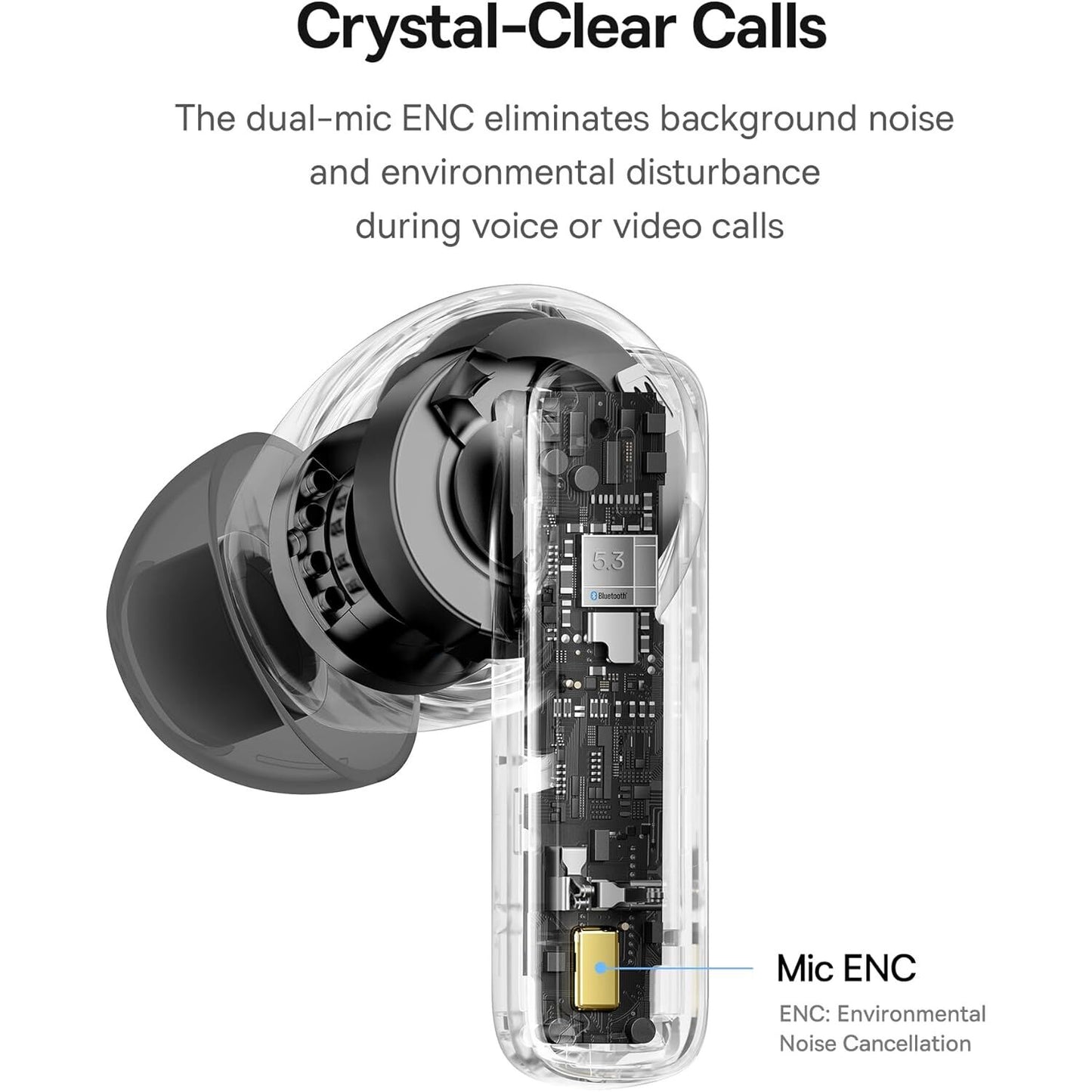 Handsfree Bluetooth Baseus Bowie E20, TWS, Crni