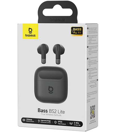 Handsfree Bluetooth Baseus Bowie Bass BS2 Lite, TWS, Crna A0010A02