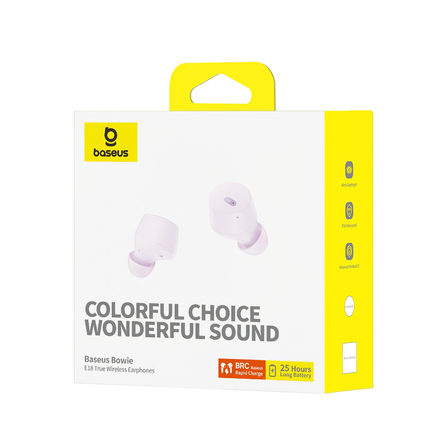 Handsfree Bluetooth Baseus Bowie E18, TWS, Ljubičasti A00023800533-00