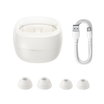 Handsfree Bluetooth Baseus Bowie WM02, TWS, Bijela, Obnovljeno NGTW370202