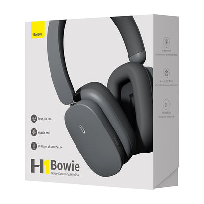 Handsfree Bluetooth Baseus Bowie H1, A2DP, ANC, Siva NGTW230213
