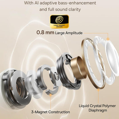 Handsfree Bluetooth Baseus Bowie MC1, TWS, Bijeli A00083501226-00