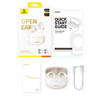 Handsfree Bluetooth Baseus Bowie MC1, TWS, Bijeli A00083501226-00