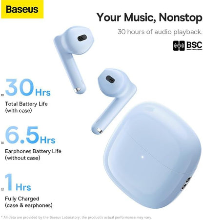 Handsfree Bluetooth Baseus Bowie WX5, TWS, Plava A00051000313-00