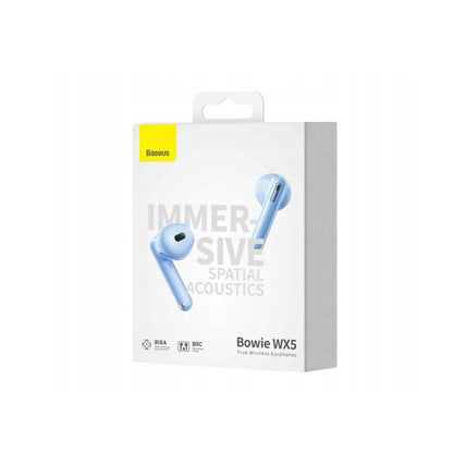 Handsfree Bluetooth Baseus Bowie WX5, TWS, Plava A00051000313-00