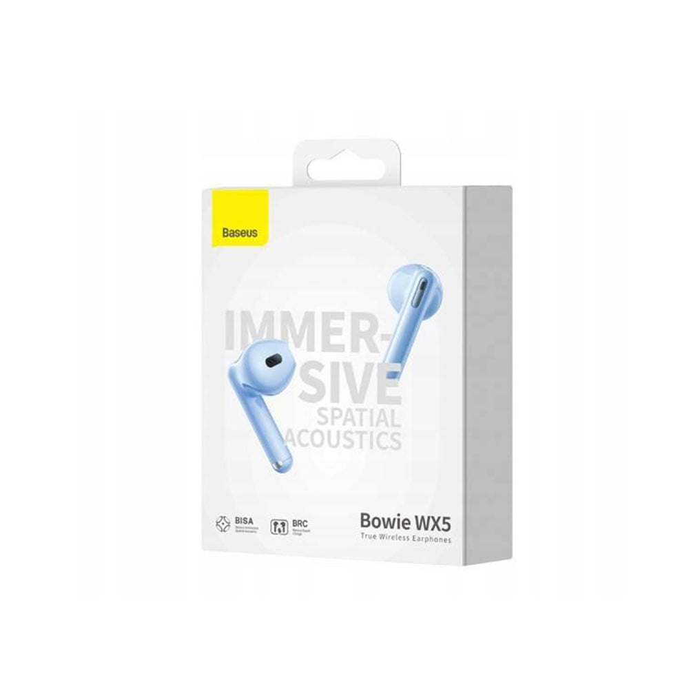 Handsfree Bluetooth Baseus Bowie WX5, TWS, Plava A00051000313-00