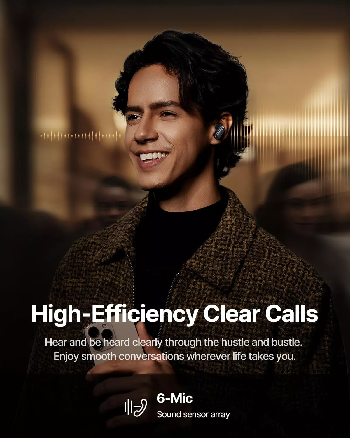 Handsfree Bluetooth Baseus Inspire XP1 Sound by Bose, TWS, ANC, Crni A0010902