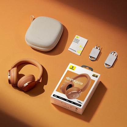 Handsfree Bluetooth Baseus Inspire XH1 Sound by Bose, A2DP, ANC, Narančasta Koraljna A0203600
