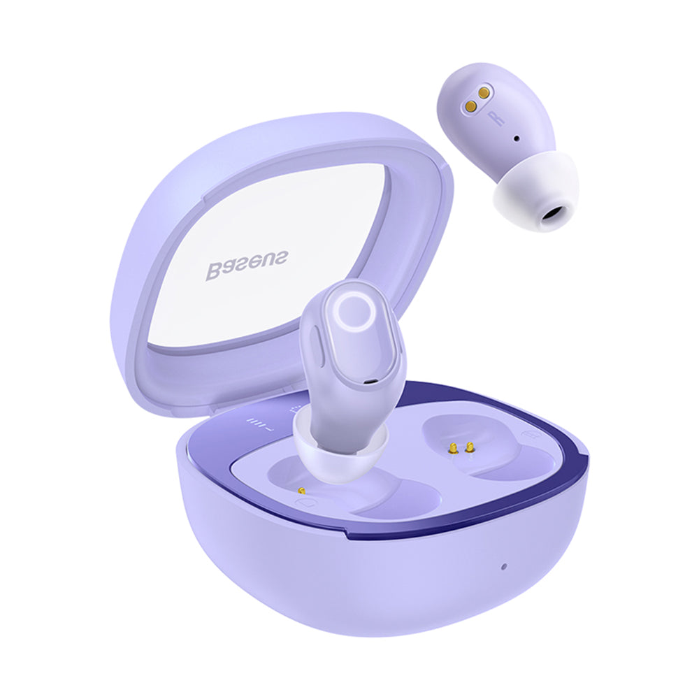 Handsfree Bluetooth Baseus WM02+, TWS, Ljubičasti NGTW370305