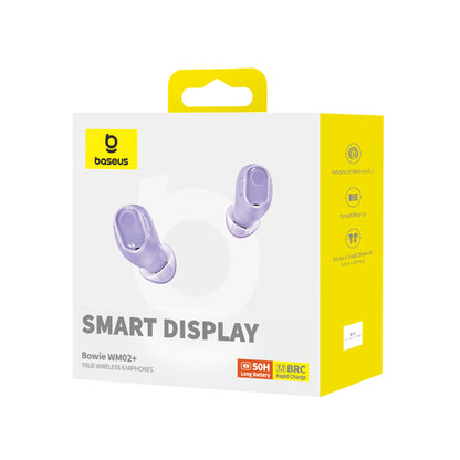 Handsfree Bluetooth Baseus WM02+, TWS, Ljubičasti NGTW370305