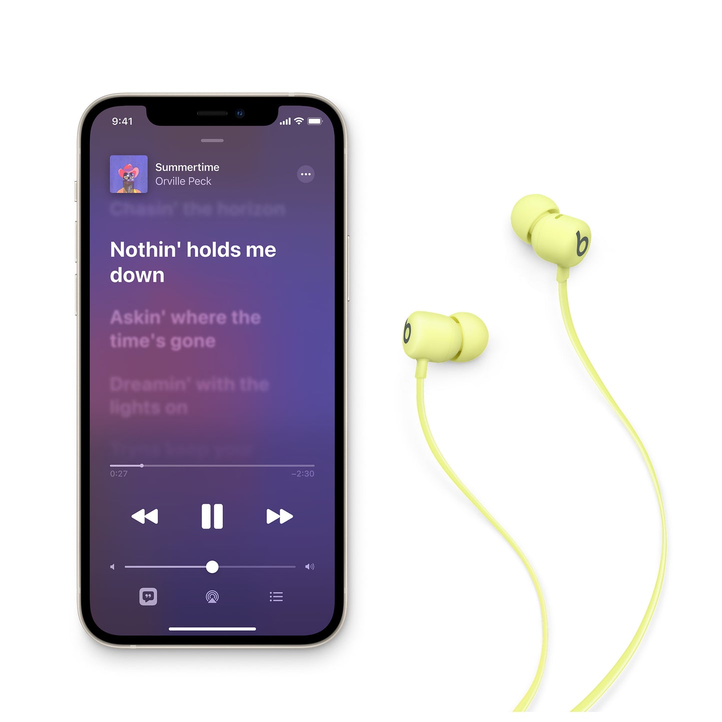 Handsfree Bluetooth Beats Flex, A2DP, Žuta MYMD2ZM/A