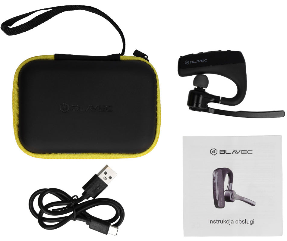 Bluetooth handsfree Blavec Voyager 1, MultiPoint, A2DP, crni 