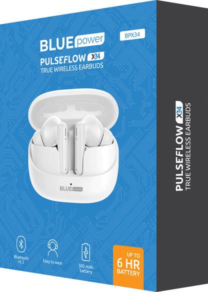 Handsfree Bluetooth Blue Power BPX34, TWS, Bijeli