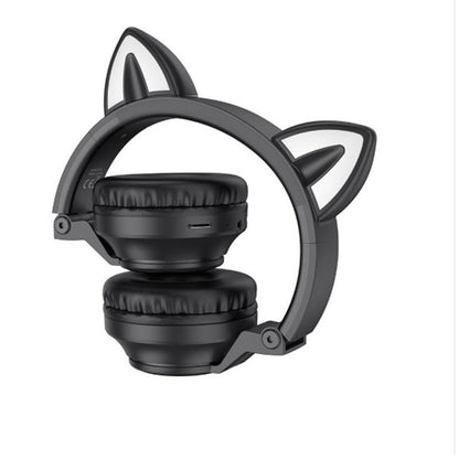Handsfree Bluetooth Borofone BO18 Cat Ear, A2DP, Crni