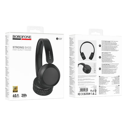 Handsfree Bluetooth Borofone BO37 Marvellous, A2DP, Crna