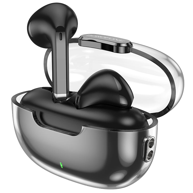 Handsfree Bluetooth Borofone BW46 Ice Flake, TWS, Crni