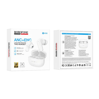 Handsfree Bluetooth Borofone BW96 Mellow, TWS, Bijela