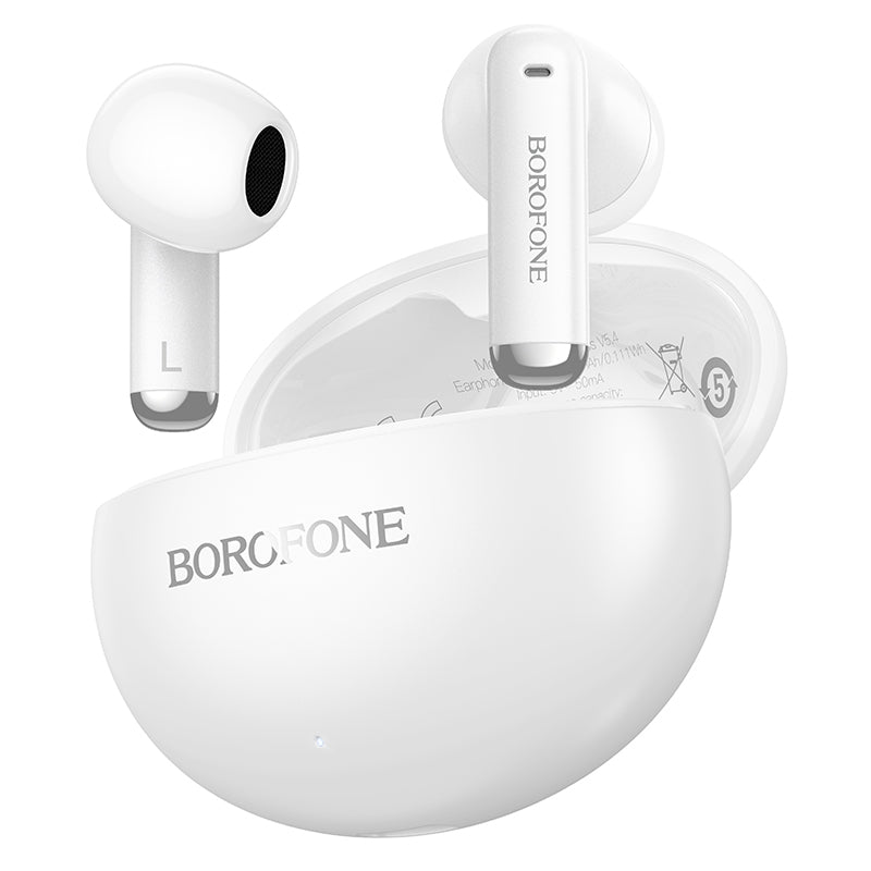 Handsfree Bluetooth Borofone FQ12 Nice, TWS, Bijela