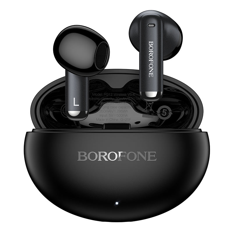 Handsfree Bluetooth Borofone FQ12 Nice, TWS, Crna