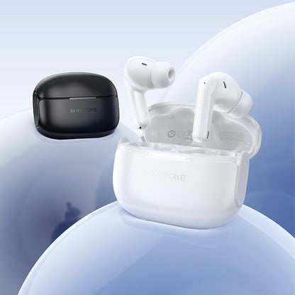 Handsfree Bluetooth Borofone FQ9 Peaceful, TWS, Crni