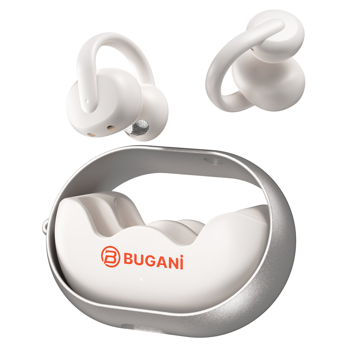 Handsfree Bluetooth Bugani Clip B21, TWS, Bijela