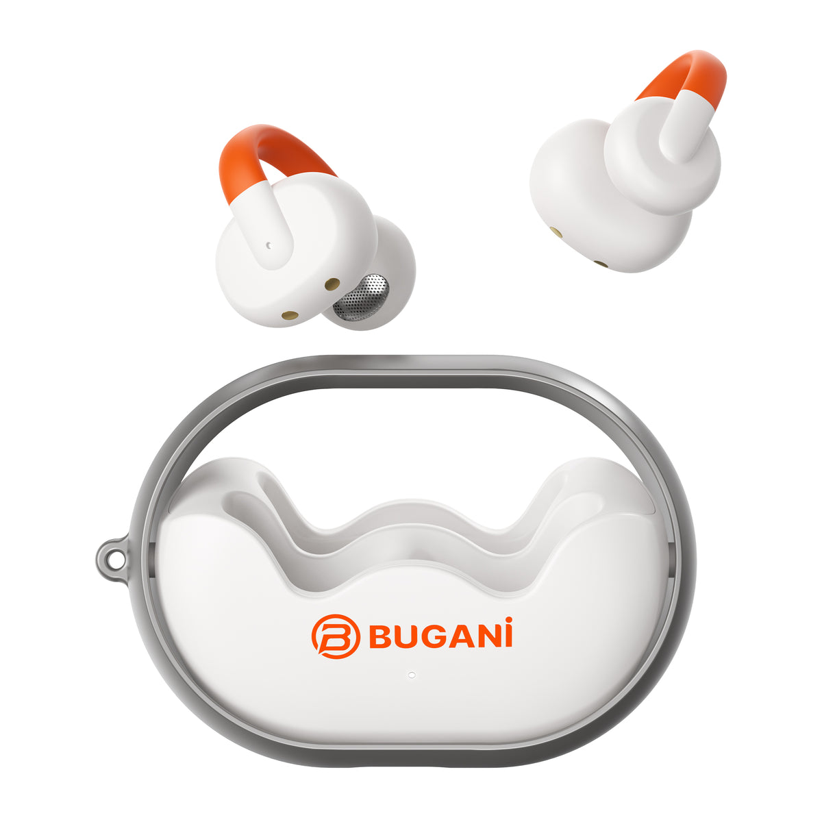 Handsfree Bluetooth Bugani Clip B21, TWS, Bijela